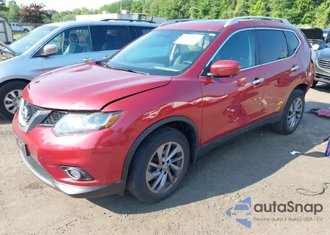 2016 Nissan Rogue Sl z USA, uszkodzony, nr VIN 5N1AT2MV1GC744935